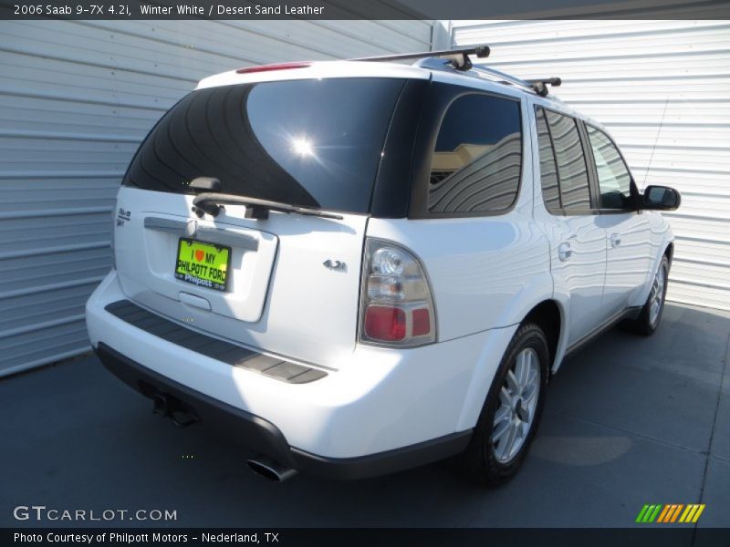 Winter White / Desert Sand Leather 2006 Saab 9-7X 4.2i