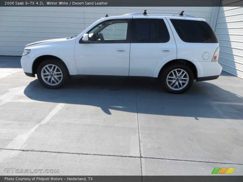 Winter White / Desert Sand Leather 2006 Saab 9-7X 4.2i