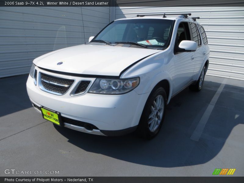 Winter White / Desert Sand Leather 2006 Saab 9-7X 4.2i