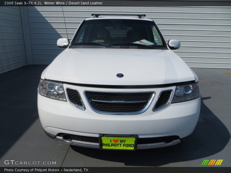 Winter White / Desert Sand Leather 2006 Saab 9-7X 4.2i