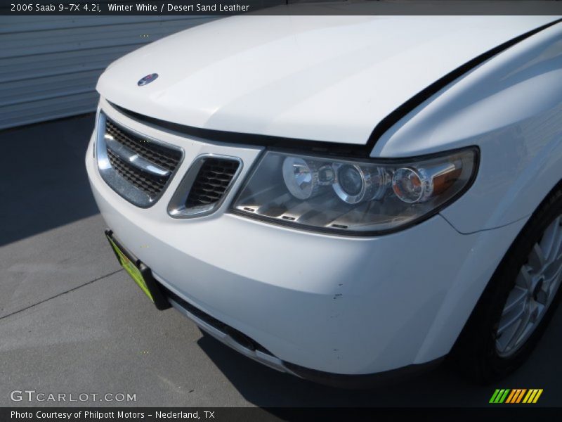 Winter White / Desert Sand Leather 2006 Saab 9-7X 4.2i