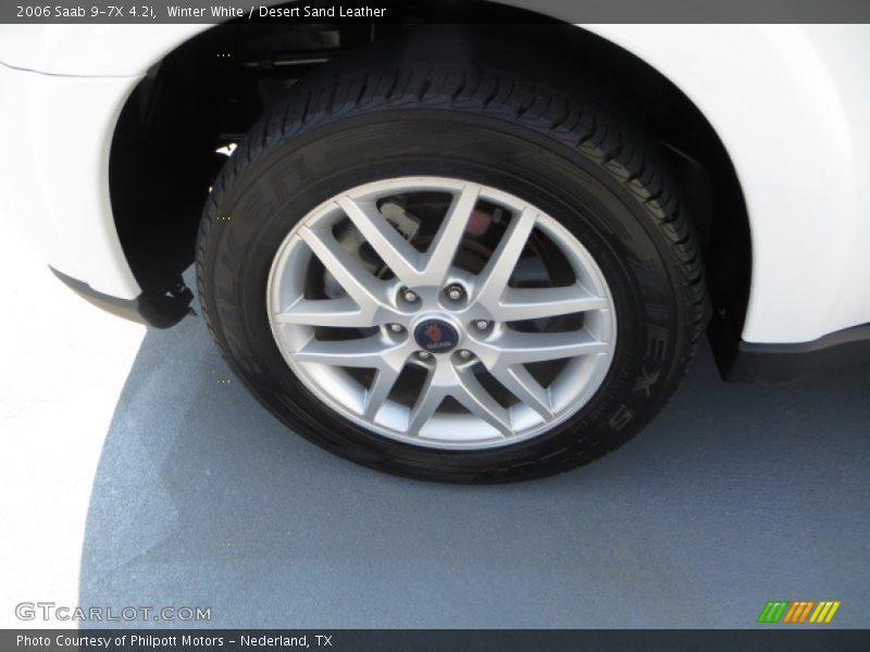 Winter White / Desert Sand Leather 2006 Saab 9-7X 4.2i