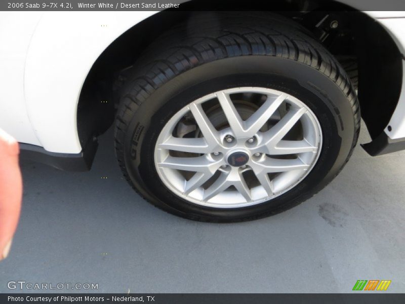 Winter White / Desert Sand Leather 2006 Saab 9-7X 4.2i