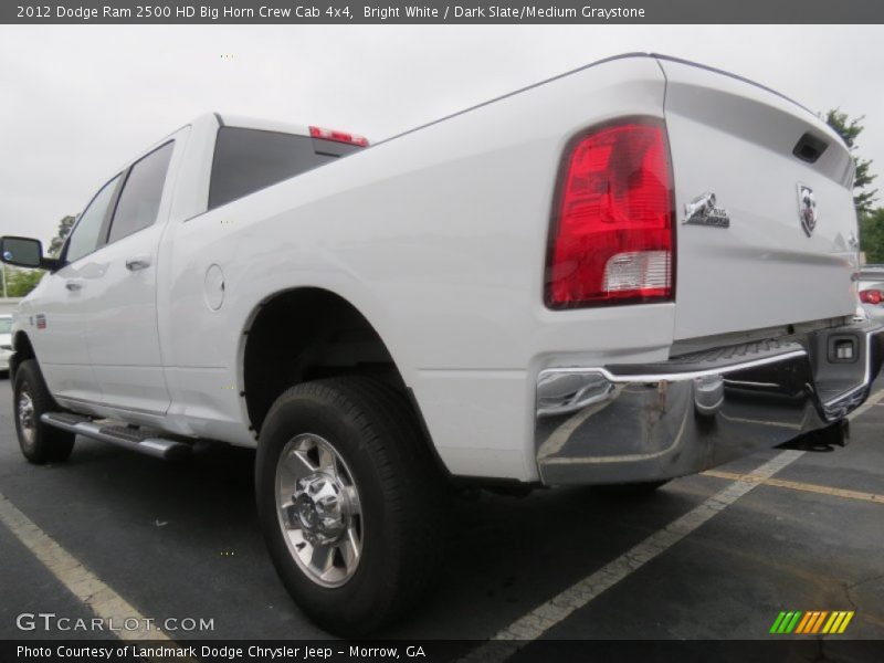 Bright White / Dark Slate/Medium Graystone 2012 Dodge Ram 2500 HD Big Horn Crew Cab 4x4