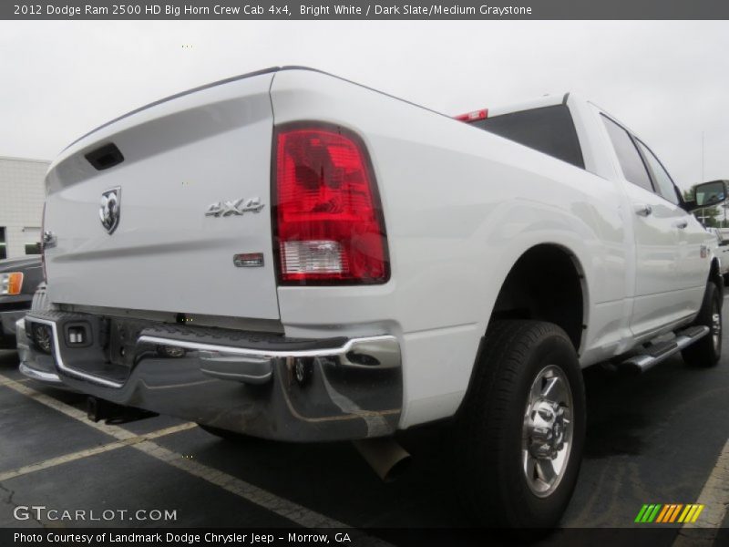 Bright White / Dark Slate/Medium Graystone 2012 Dodge Ram 2500 HD Big Horn Crew Cab 4x4