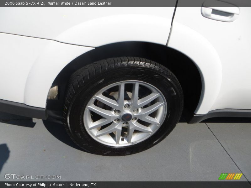 Winter White / Desert Sand Leather 2006 Saab 9-7X 4.2i
