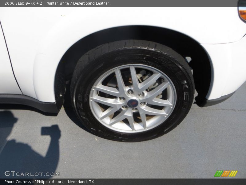 Winter White / Desert Sand Leather 2006 Saab 9-7X 4.2i