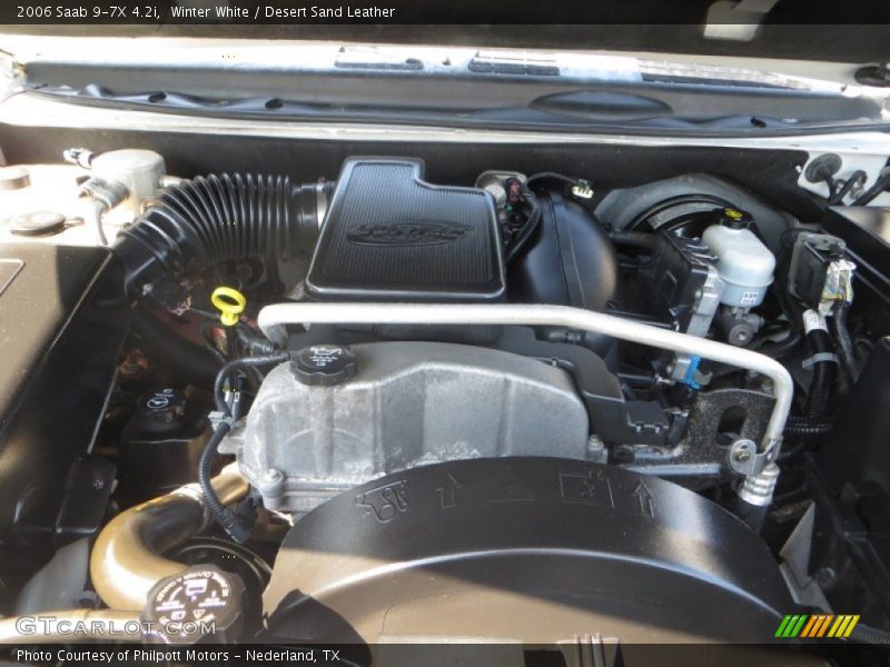 Winter White / Desert Sand Leather 2006 Saab 9-7X 4.2i