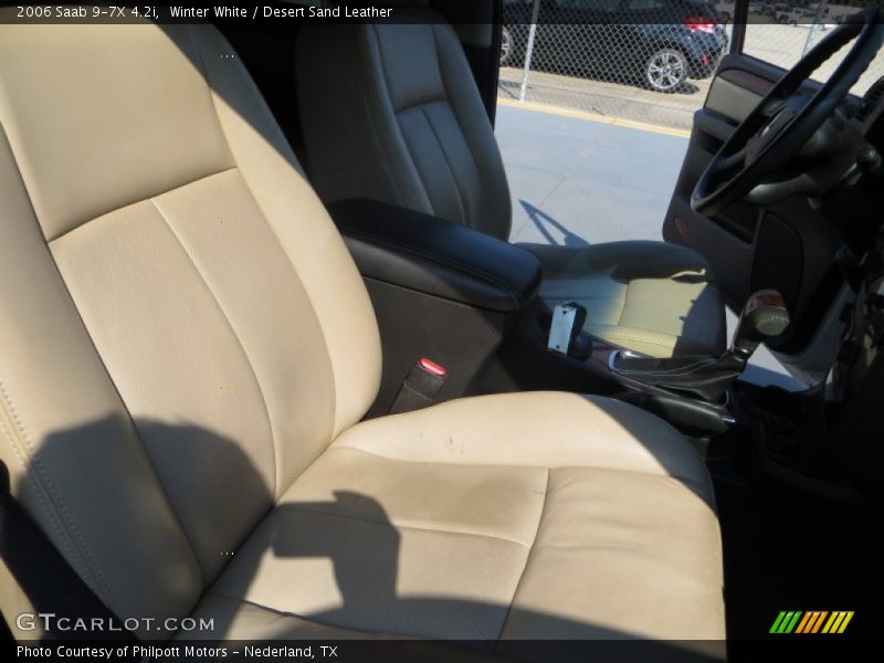 Winter White / Desert Sand Leather 2006 Saab 9-7X 4.2i