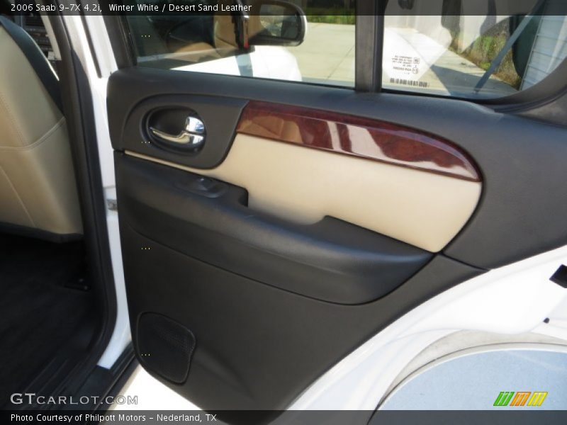 Winter White / Desert Sand Leather 2006 Saab 9-7X 4.2i