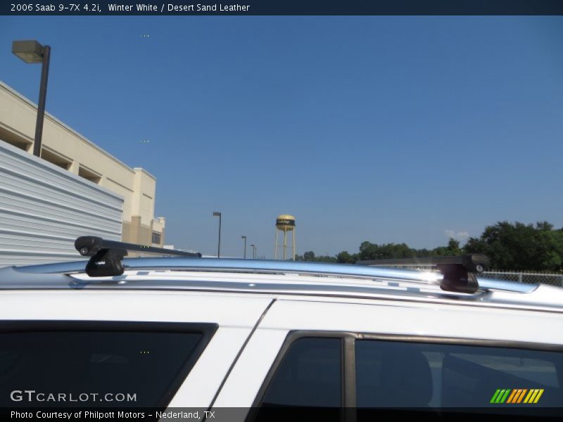 Winter White / Desert Sand Leather 2006 Saab 9-7X 4.2i