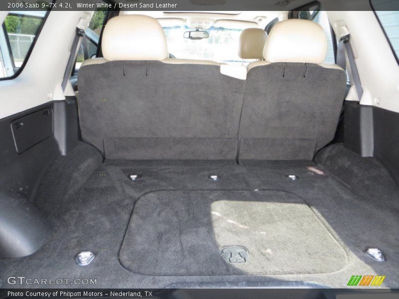 Winter White / Desert Sand Leather 2006 Saab 9-7X 4.2i
