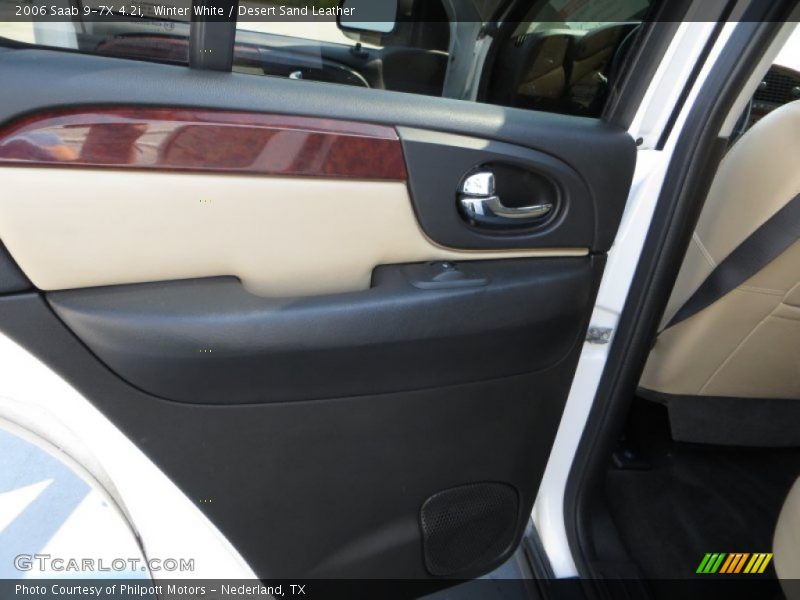 Winter White / Desert Sand Leather 2006 Saab 9-7X 4.2i