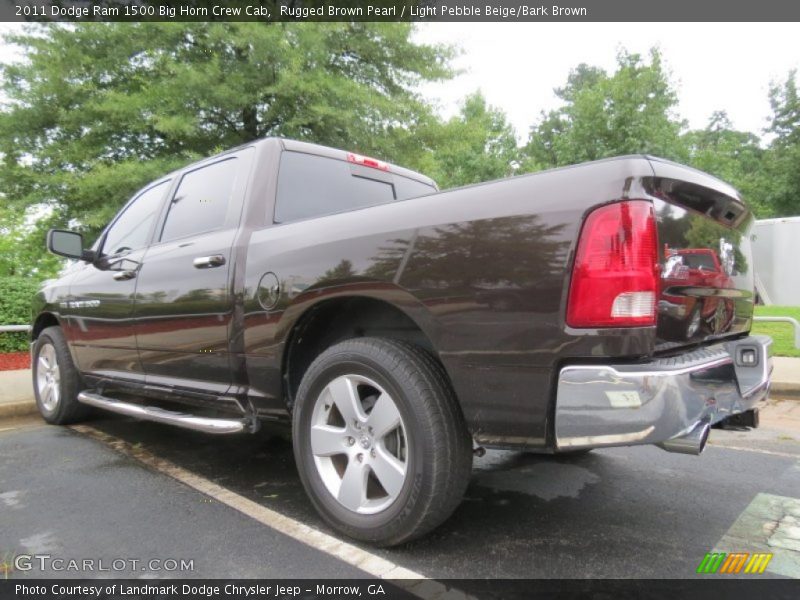 Rugged Brown Pearl / Light Pebble Beige/Bark Brown 2011 Dodge Ram 1500 Big Horn Crew Cab