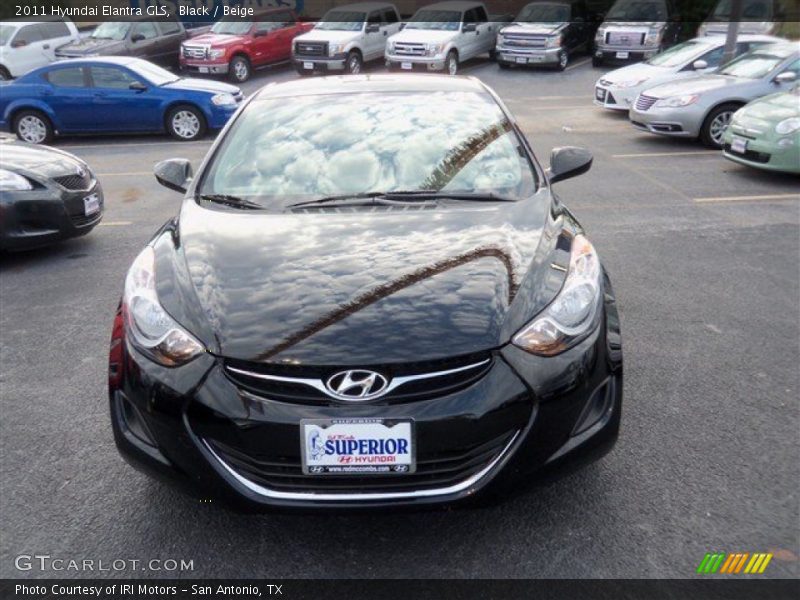 Black / Beige 2011 Hyundai Elantra GLS