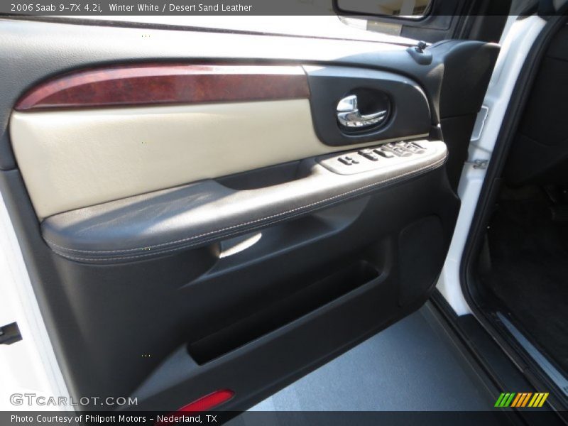 Winter White / Desert Sand Leather 2006 Saab 9-7X 4.2i