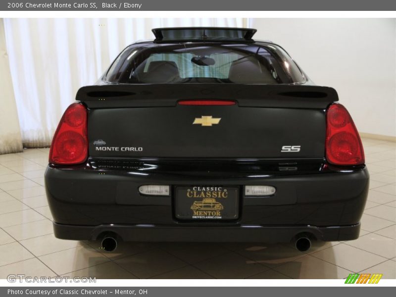 Black / Ebony 2006 Chevrolet Monte Carlo SS