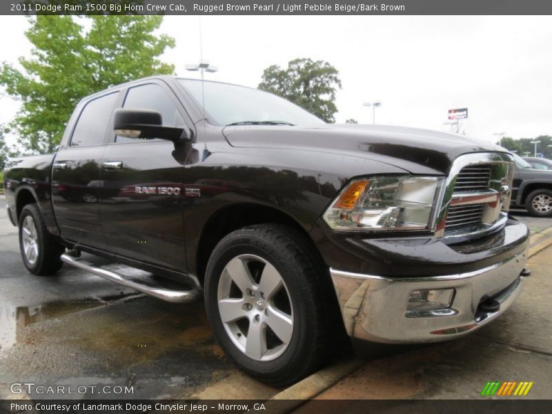 Rugged Brown Pearl / Light Pebble Beige/Bark Brown 2011 Dodge Ram 1500 Big Horn Crew Cab