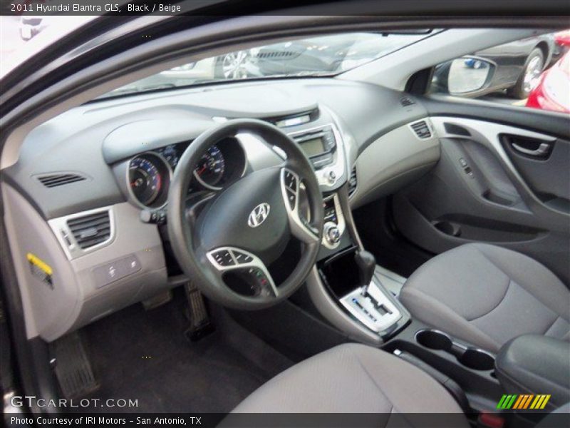 Black / Beige 2011 Hyundai Elantra GLS