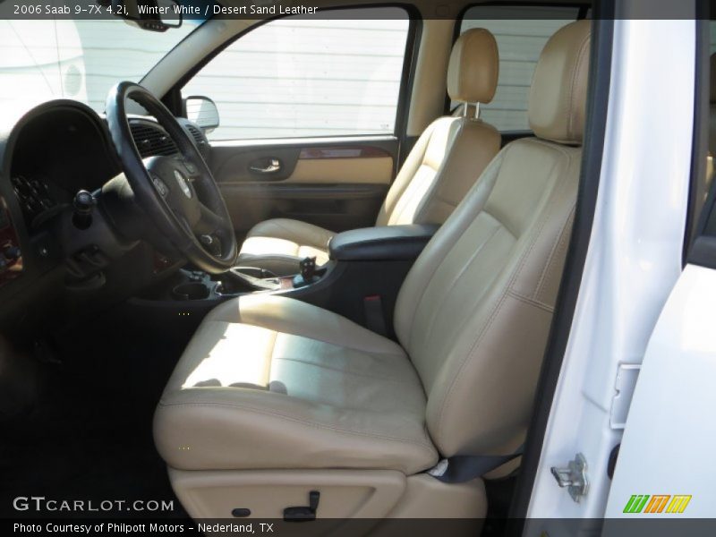 Winter White / Desert Sand Leather 2006 Saab 9-7X 4.2i