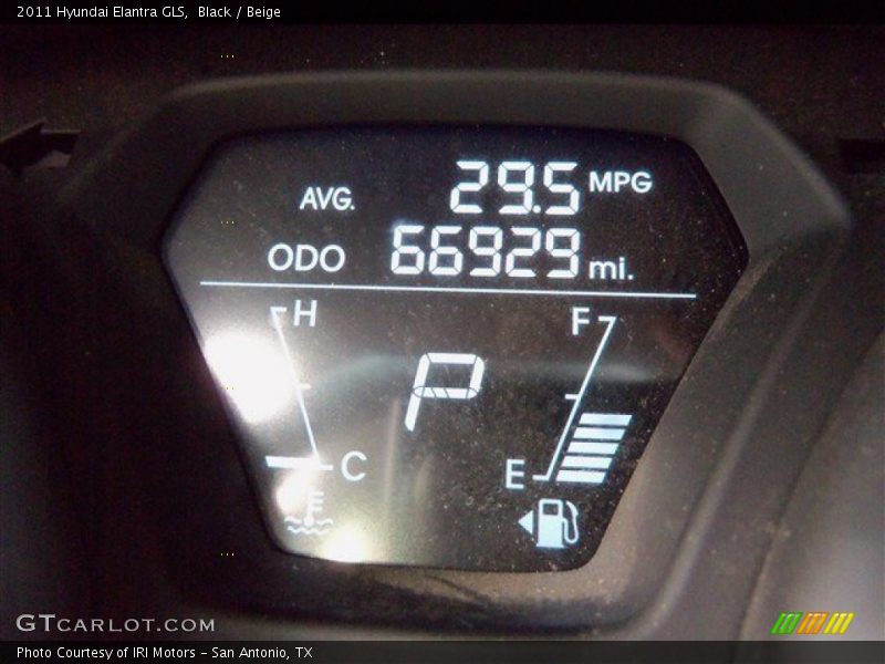 Black / Beige 2011 Hyundai Elantra GLS