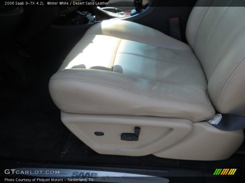 Winter White / Desert Sand Leather 2006 Saab 9-7X 4.2i