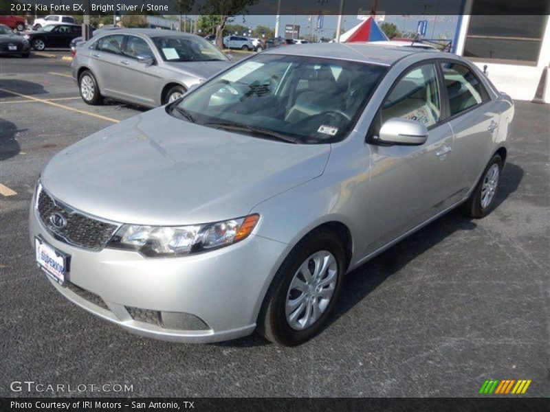 Bright Silver / Stone 2012 Kia Forte EX