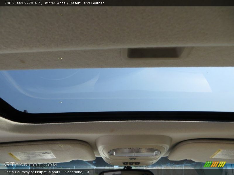 Winter White / Desert Sand Leather 2006 Saab 9-7X 4.2i