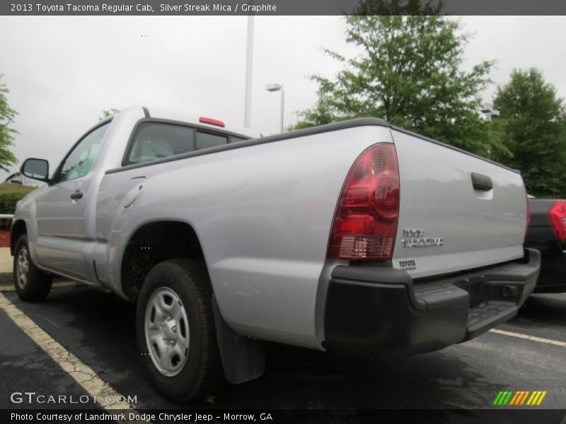 Silver Streak Mica / Graphite 2013 Toyota Tacoma Regular Cab