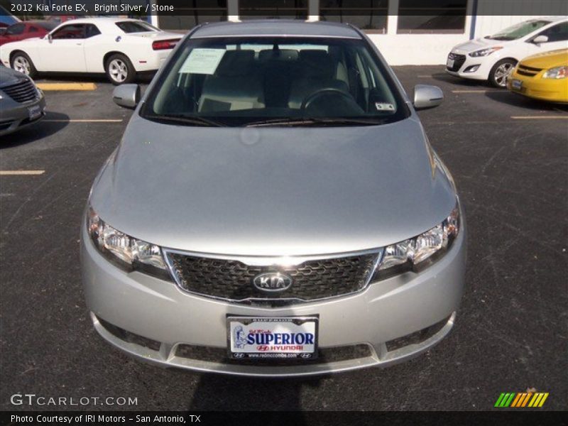 Bright Silver / Stone 2012 Kia Forte EX