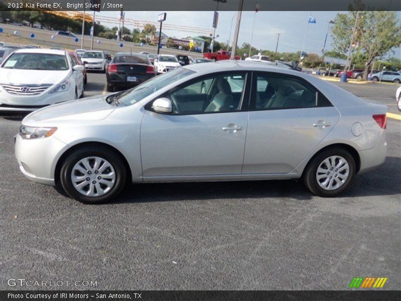 Bright Silver / Stone 2012 Kia Forte EX