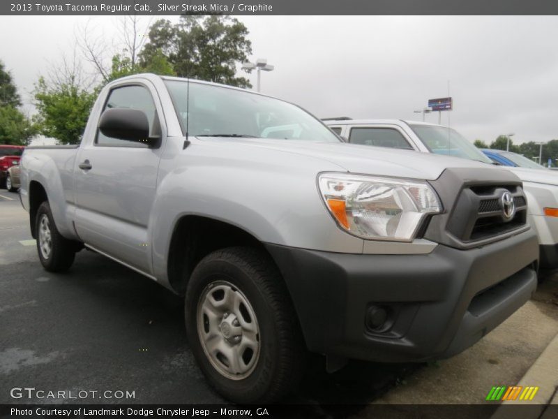 Silver Streak Mica / Graphite 2013 Toyota Tacoma Regular Cab