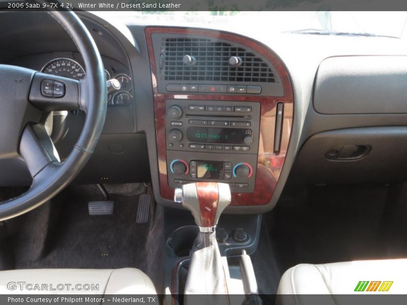 Winter White / Desert Sand Leather 2006 Saab 9-7X 4.2i