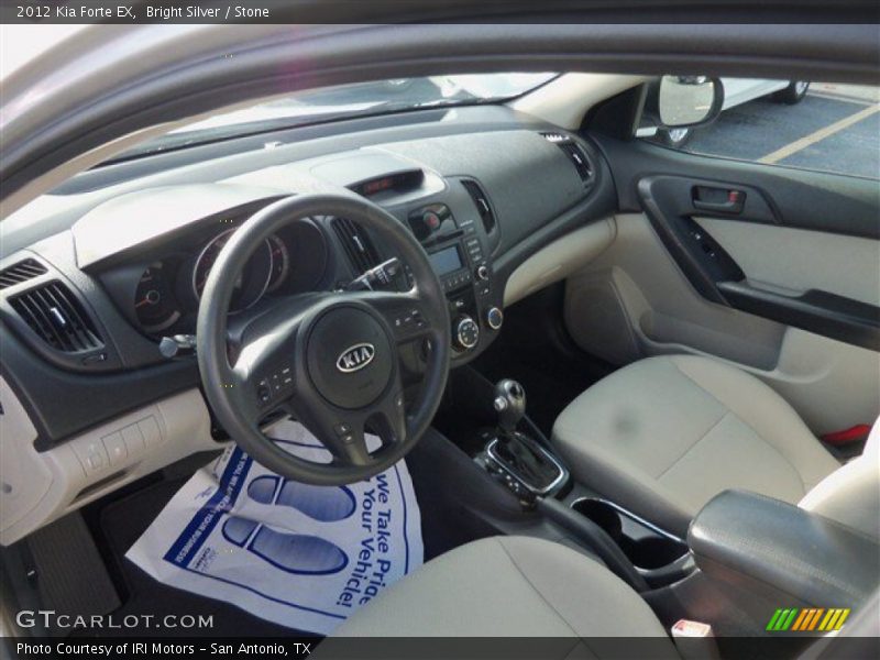 Bright Silver / Stone 2012 Kia Forte EX