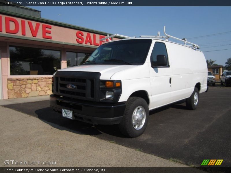 Oxford White / Medium Flint 2010 Ford E Series Van E250 Cargo Extended