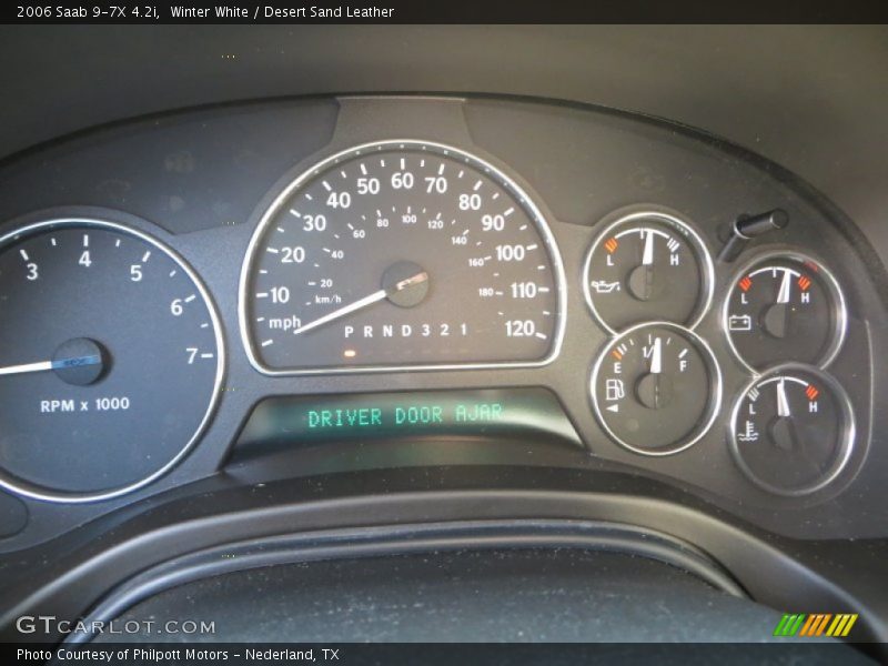 Winter White / Desert Sand Leather 2006 Saab 9-7X 4.2i