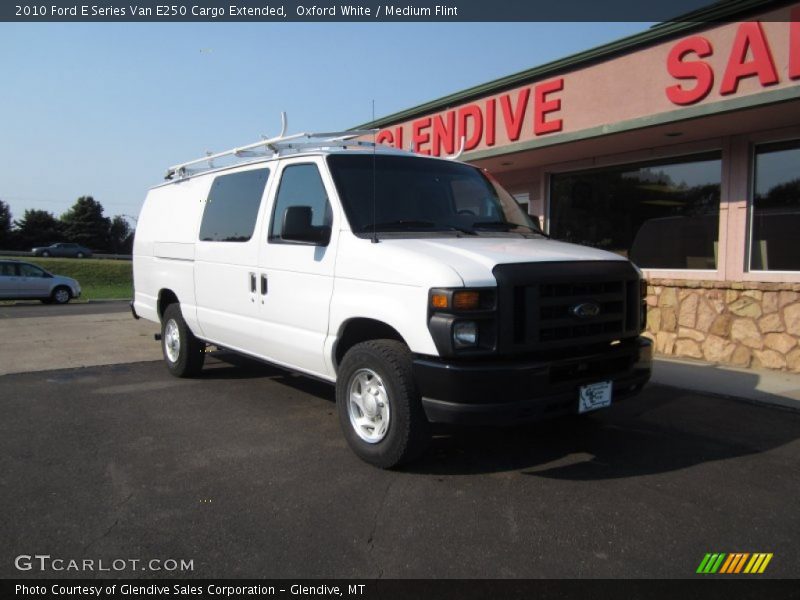 Oxford White / Medium Flint 2010 Ford E Series Van E250 Cargo Extended