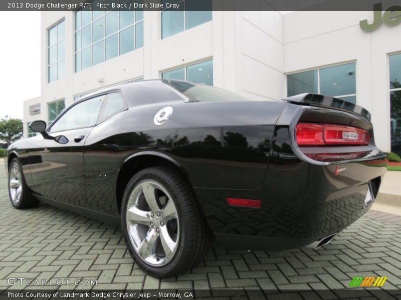 Pitch Black / Dark Slate Gray 2013 Dodge Challenger R/T
