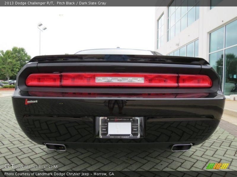 Pitch Black / Dark Slate Gray 2013 Dodge Challenger R/T