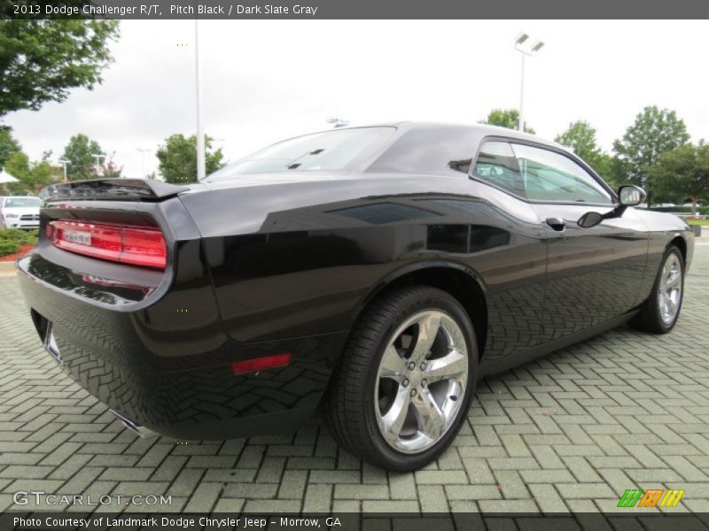 Pitch Black / Dark Slate Gray 2013 Dodge Challenger R/T
