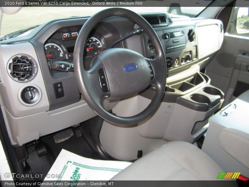 Oxford White / Medium Flint 2010 Ford E Series Van E250 Cargo Extended