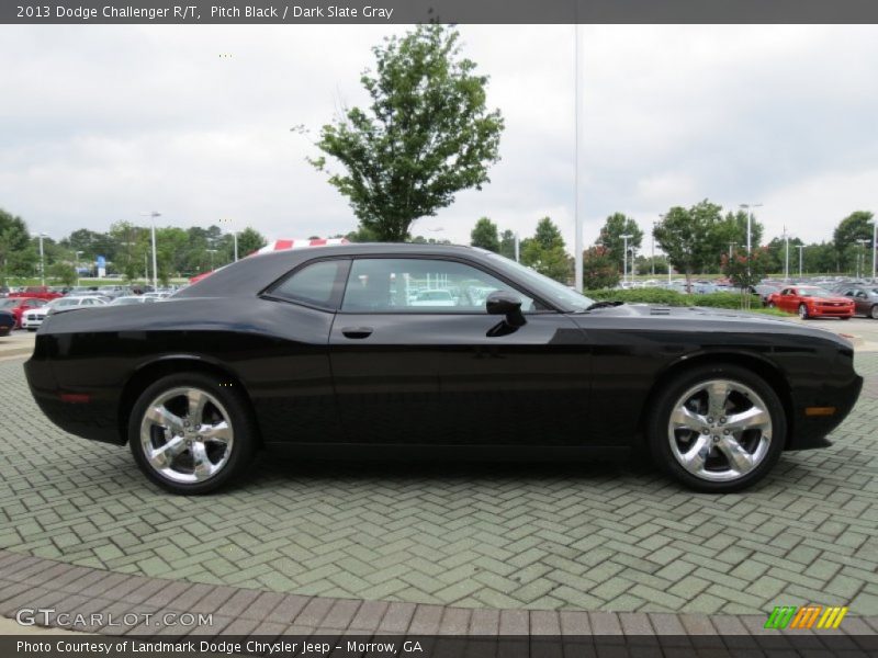 Pitch Black / Dark Slate Gray 2013 Dodge Challenger R/T