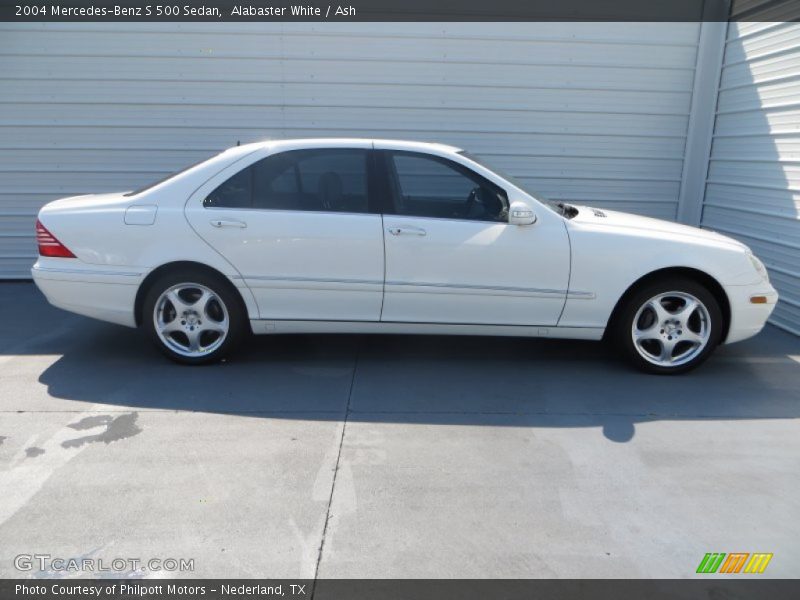 Alabaster White / Ash 2004 Mercedes-Benz S 500 Sedan