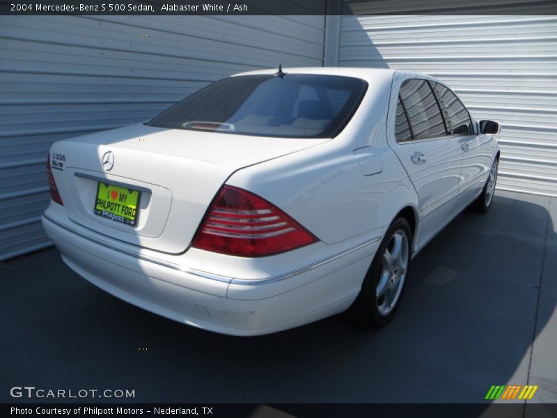 Alabaster White / Ash 2004 Mercedes-Benz S 500 Sedan