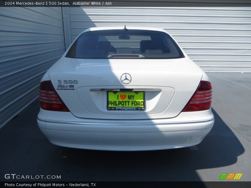 Alabaster White / Ash 2004 Mercedes-Benz S 500 Sedan