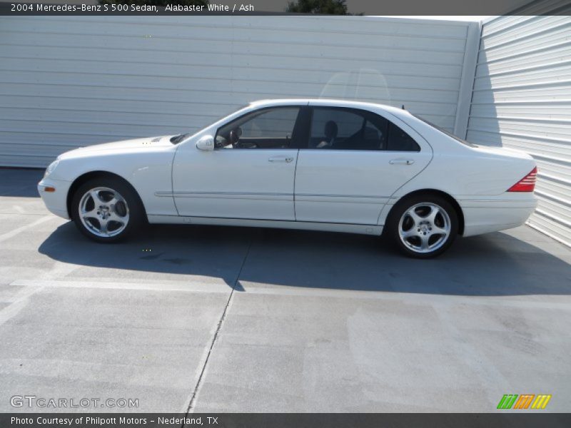 Alabaster White / Ash 2004 Mercedes-Benz S 500 Sedan