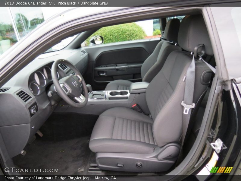 Pitch Black / Dark Slate Gray 2013 Dodge Challenger R/T