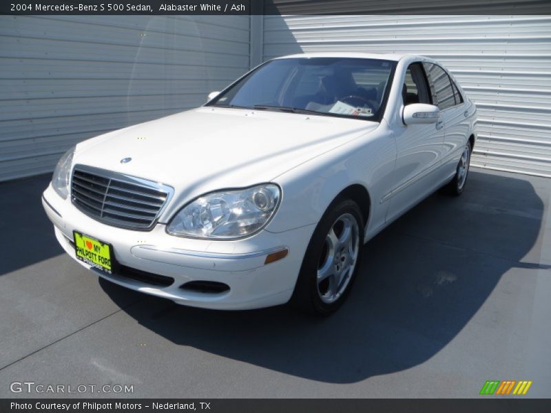 Alabaster White / Ash 2004 Mercedes-Benz S 500 Sedan