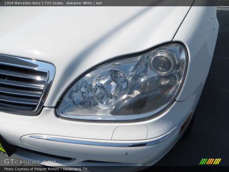 Alabaster White / Ash 2004 Mercedes-Benz S 500 Sedan