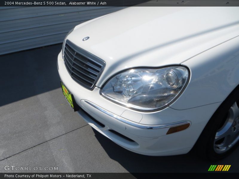 Alabaster White / Ash 2004 Mercedes-Benz S 500 Sedan